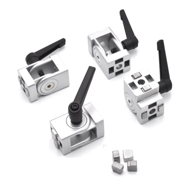 30配活动块铰链银色 带手柄