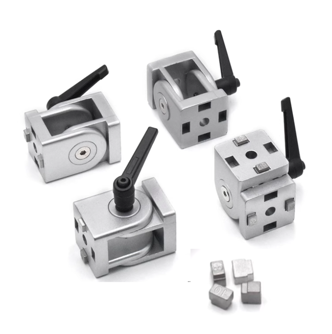 40配活动块铰链银色 带手柄